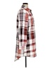 Shein 100% Polyester Plaid Burgundy 3/4 Sleeve Blouse Size XL - photo 4