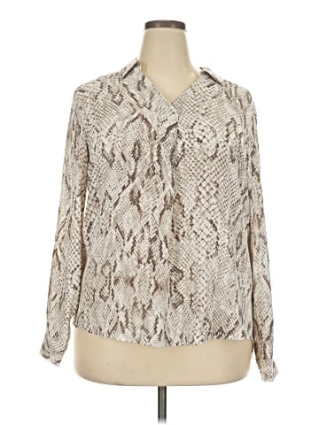 Maurices Long Sleeve Blouse (view 1)