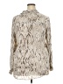Maurices 100% Polyester Animal Print Ivory Long Sleeve Blouse Size XXL - photo 2