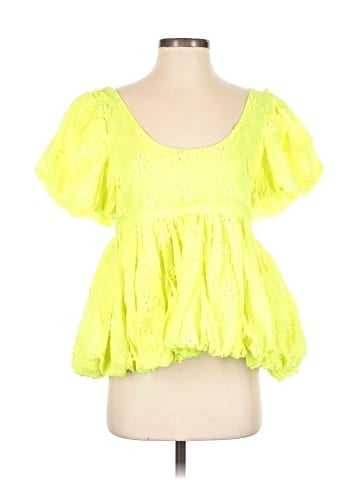 Forever That Girl for Anthropologie Short Sleeve Blouse (view 1)