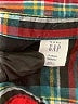 Baby Gap 100% Cotton Plaid Red Long Sleeve Button-Down Shirt Size 4T - photo 3