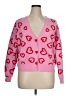 Major Label Group Hearts Pink Cardigan Size XL - photo 1