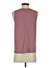 Ann Taylor 100% Polyester Pink Sleeveless Blouse Size S - photo 2