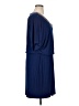 Xscape Solid Blue Cocktail Dress Size 16 - photo 4