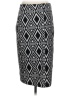 Bobeau Graphic Black Formal Skirt Size M - photo 2