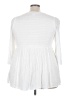 Torrid 100% Elastic White 3/4 Sleeve Blouse Size 3X Plus (3) - photo 2