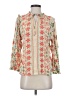 Easel 100% Rayon Ivory 3/4 Sleeve Blouse Size S - photo 1