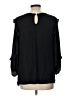 Left Coast by Dolan 100% Polyester Black 3/4 Sleeve Blouse Size L - photo 2
