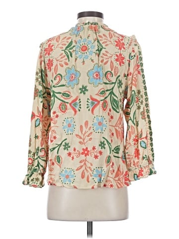 Easel 3/4 Sleeve Blouse (view 2)
