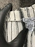 Love Streak Stripes Silver Casual Pants Size L - photo 7