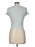 American Eagle Outfitters Silver Short Sleeve Turtleneck Size M - photo 2