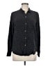 Rails 100% Silk Animal Print Black Blouse Size M - photo 1