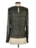 Banana Republic Metallic Silver Long Sleeve Top Size S - photo 2