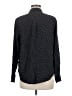 Rails 100% Silk Animal Print Black Blouse Size M - photo 2