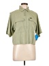 Columbia 100% Recycled Polyester Green Raincoat Size Lg Petite - photo 1