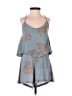 Bishop + Young 100% Rayon Paisley Blue Romper Size XS - photo 1