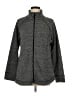 T by Talbots 100% Polyester Chevron-herringbone Gray Jacket Size L - photo 1