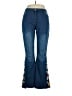 Jeans Floral Blue Jeans Size XL - photo 5