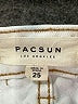 PacSun 100% Cotton White Denim Skirt Size 25 waist - photo 4