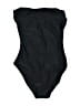 J.Crew Solid Black One Piece Swimsuit Size 4 - photo 2