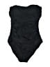 J.Crew Solid Black One Piece Swimsuit Size 4 - photo 1