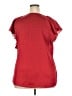 Cato 100% Polyester Red Short Sleeve Blouse Size 18/20w - photo 2