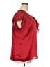 Cato 100% Polyester Red Short Sleeve Blouse Size 18/20w - photo 4