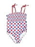 Assorted Brands Checkered-gingham Red One Piece Swimsuit Size 18-24 mo - photo 1