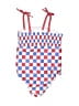 Assorted Brands Checkered-gingham Red One Piece Swimsuit Size 18-24 mo - photo 2