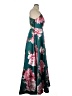City Triangles 100% Polyester Floral Teal Cocktail Dress Size 15 - photo 4
