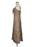 Shein 100% Polyester Animal Print Tan Cocktail Dress Size 6 - photo 5