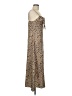 Shein 100% Polyester Animal Print Tan Cocktail Dress Size 6 - photo 4