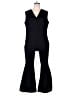 SPANX Solid Black Jumpsuit Size 1X - photo 1