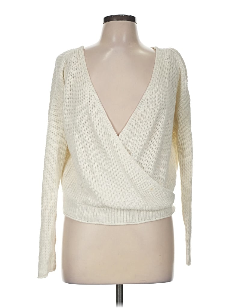 Pre-owned Moon & Madison Cardigan Sweater In Ivory