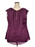 Worthington 100% Polyester Burgundy Sleeveless Blouse Size 2X - photo 2