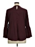 Apt. 9 100% Polyester Burgundy 3/4 Sleeve Top Size XL - photo 2