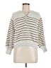 LA MAILLE SEZANE Paris Stripes Ivory Pullover Sweater Size M - photo 1