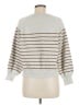 LA MAILLE SEZANE Paris Stripes Ivory Pullover Sweater Size M - photo 2
