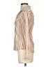 Theory 100% Cotton Stripes Ivory Long Sleeve Blouse Size P (petite) - photo 5
