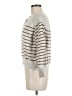 LA MAILLE SEZANE Paris Stripes Ivory Pullover Sweater Size M - photo 5