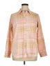 Foxcroft 100% Cotton Stripes Pink Long Sleeve Button-Down Shirt Size 14 - photo 1
