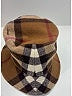 Burberry 100% Wool Plaid Brown Winter Hat Size M - photo 3