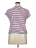 Universal Thread 100% Cotton Stripes White Short Sleeve T-Shirt Size XL - photo 2