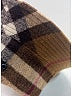 Burberry 100% Wool Plaid Brown Winter Hat Size M - photo 4