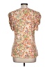 Les Amis Ivory Short Sleeve Blouse Size L - photo 2