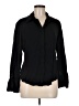 MNG Black Long Sleeve Blouse Size 8 - photo 1
