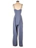 Cider 100% Polyester Solid Blue Jumpsuit Size S - photo 2