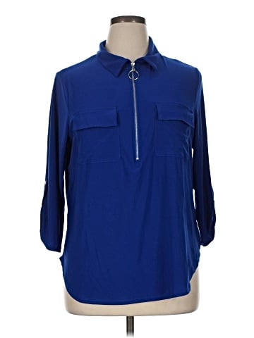 Notations 3/4 Sleeve Blouse (view 1)