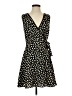 Everly 100% Polyester Animal Print Black Casual Dress Size S - photo 1
