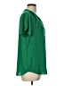 Pleione 100% Polyester Green Short Sleeve Blouse Size L - photo 4